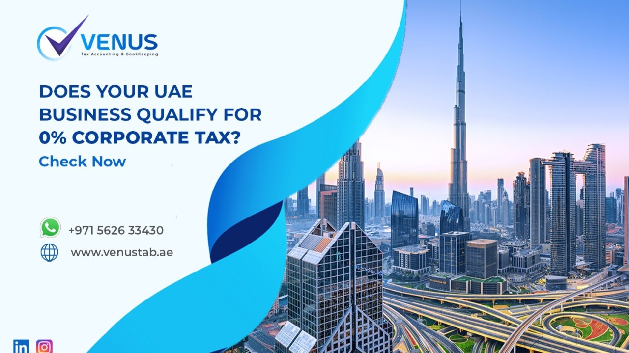 Image of Does Your UAE Business Qualify for 0% Corporate Tax? Check Now blog post